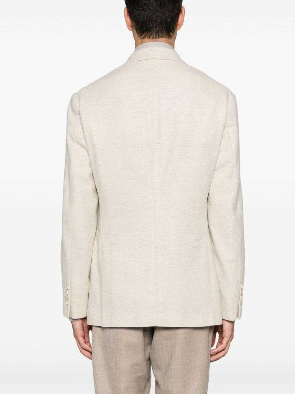 Yellow Wool Blazer