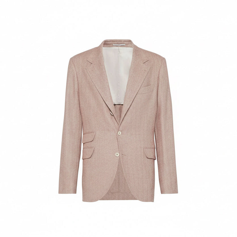 Orange Wool Blazer
