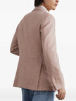 Orange Wool Blazer