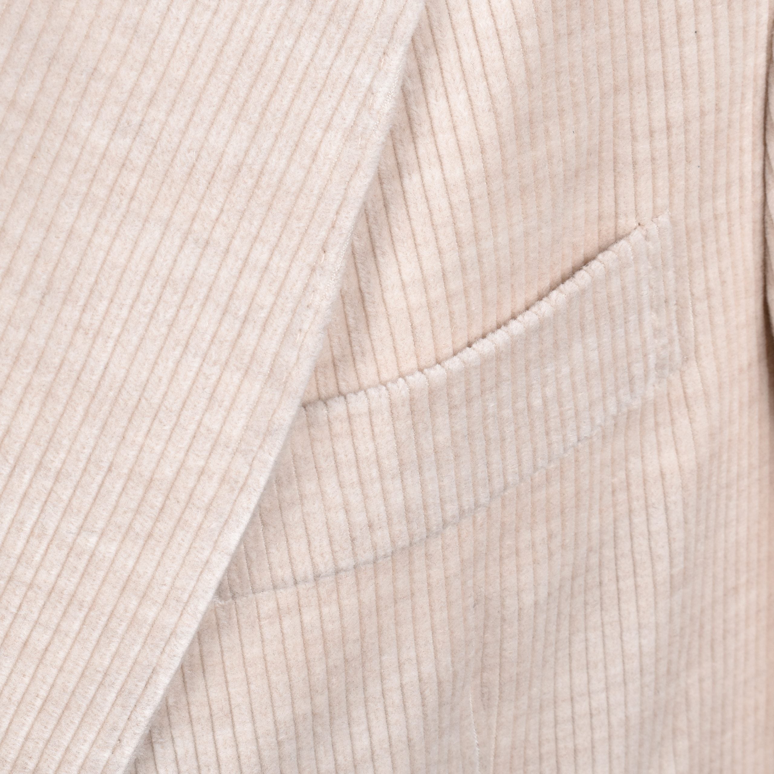 Beige Cotton Blazer