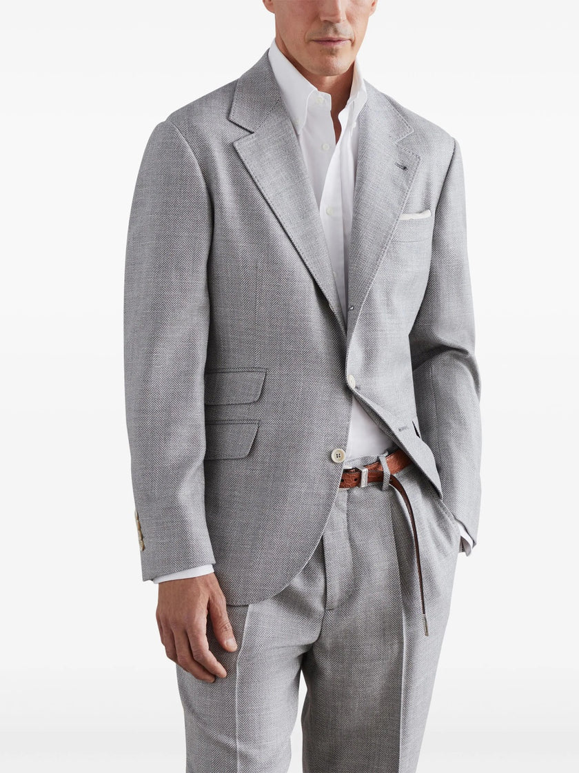 Gray Wool Blazer