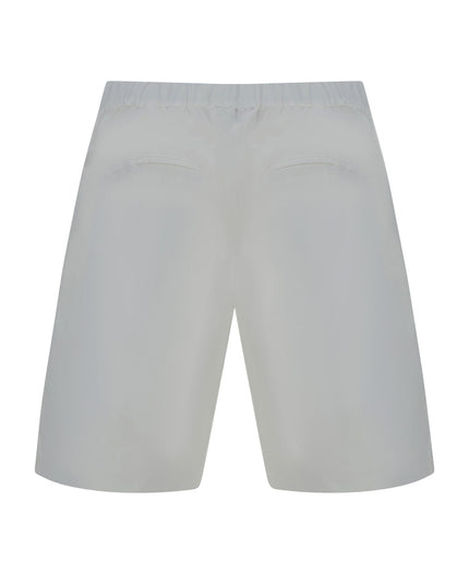 White Polyester Shorts