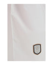 White Polyester Shorts