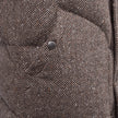 Brown Wool Sleveless Jacket
