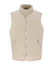 Bicolor Cotton Sleveless Jacket