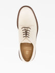Beige Leather Oxfords And Derbies