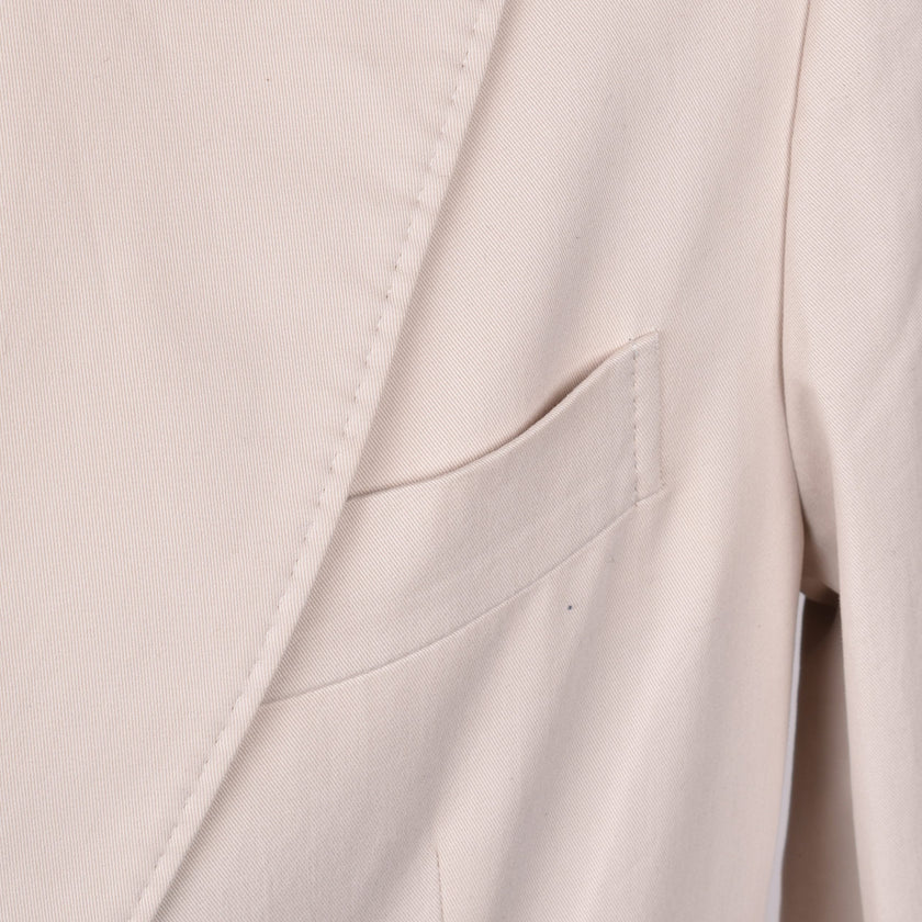 Beige Cotton Blazer