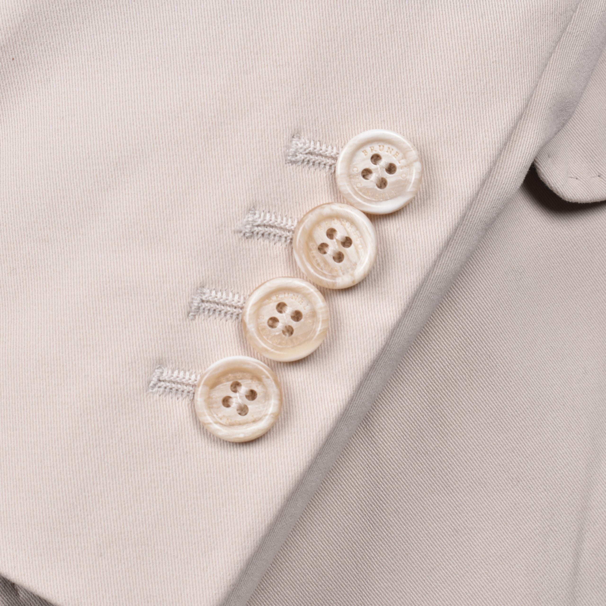 Beige Cotton Blazer