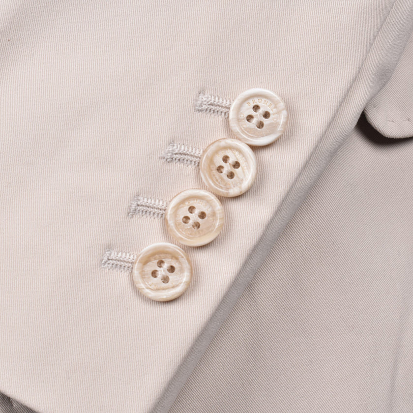Beige Cotton Blazer
