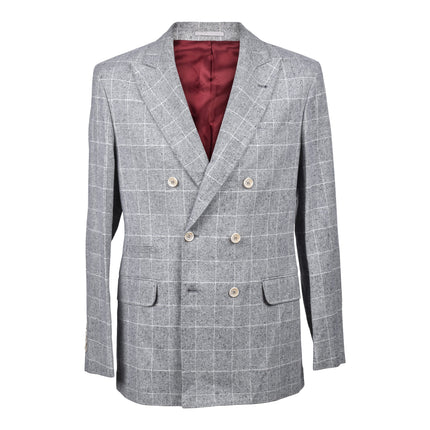 Gray Silk Blazer
