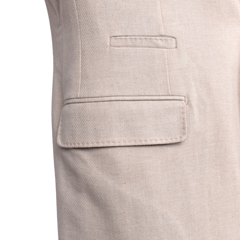 Beige Wool Blazer