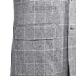 Gray Silk Blazer