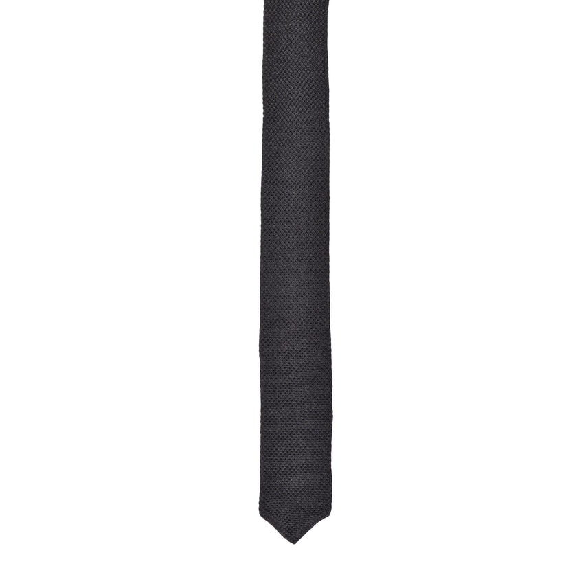 Gray Silk Tie
