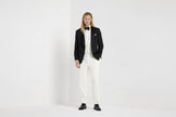 Black Silk Blazer