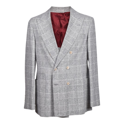 Gray Silk Blazer