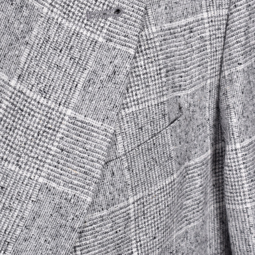 Gray Silk Blazer