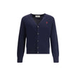 Blue Wool Cardigan