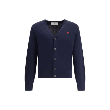Blue Wool Cardigan