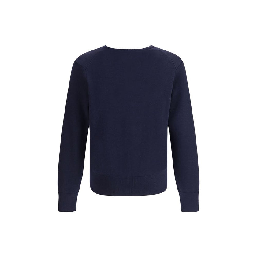 Blue Wool Cardigan