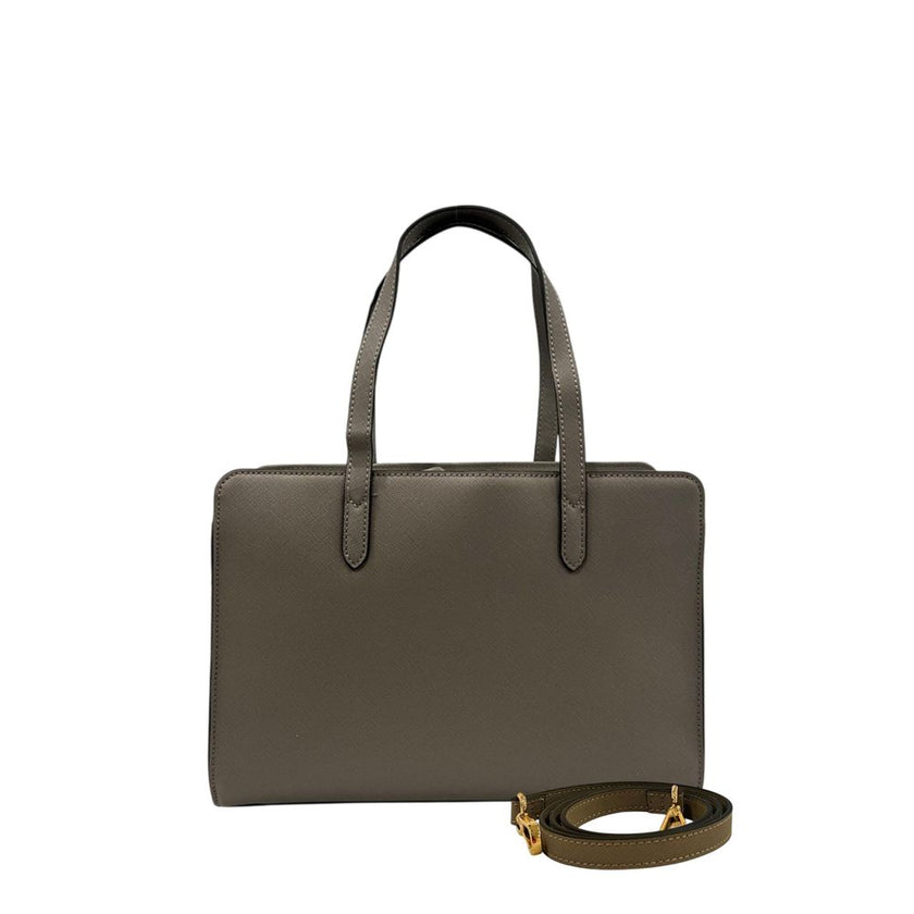 Grey PU Women Shoulder Bag