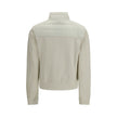 White Polyamide Bomber