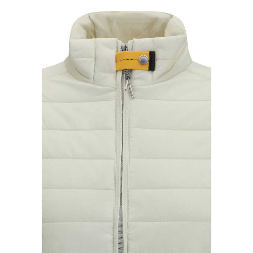 White Polyamide Bomber