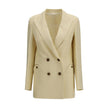 Beige Linen Blazer