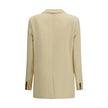 Beige Linen Blazer