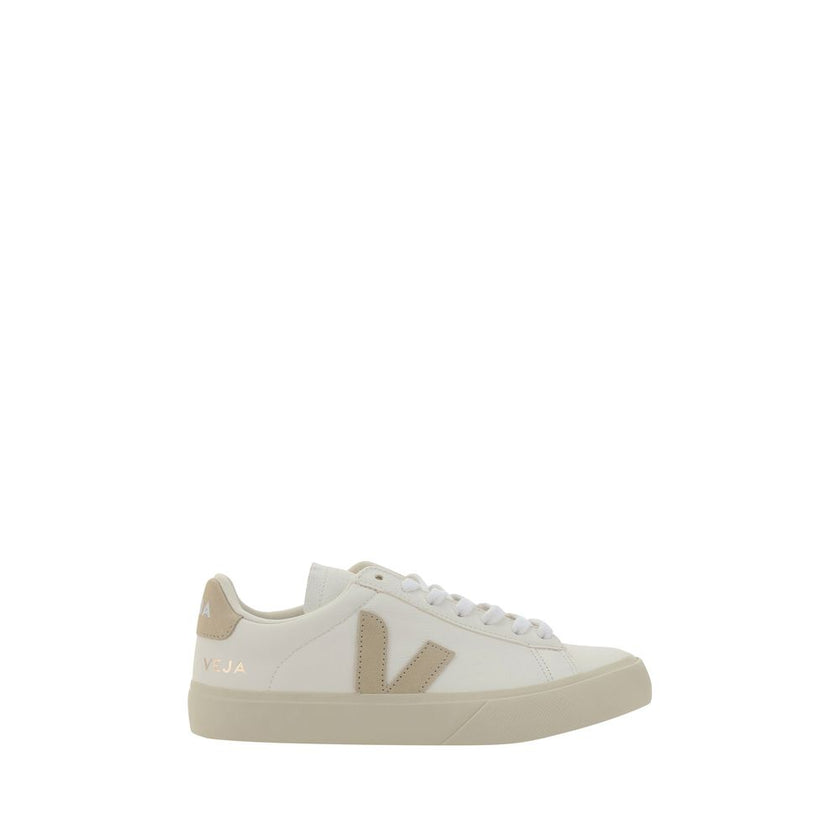 White Calf Leather Bos Taurus Low Top Sneakers