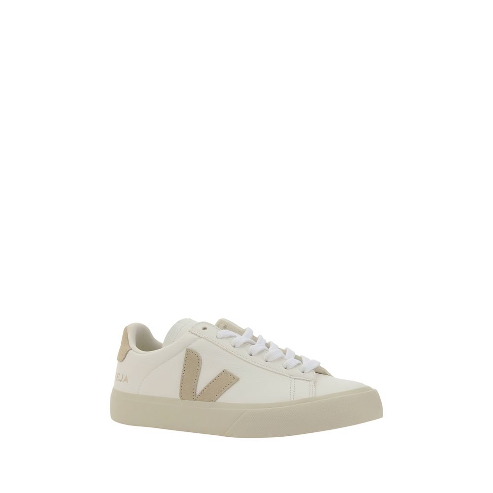 White Calf Leather Bos Taurus Low Top Sneakers