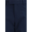 Blue Cotton Chino Pants