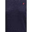 Blue Merino Wool Sweatshirt