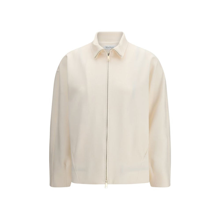 Beige Polyamide Shell Jacket