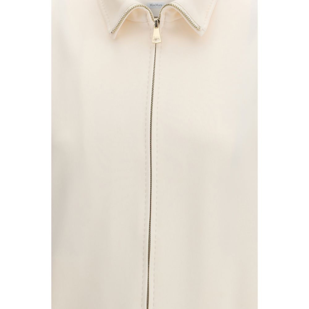 Beige Polyamide Shell Jacket
