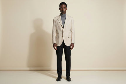 Beige Wool Blazer