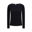 Black Modal Long Sleeve T-Shirt