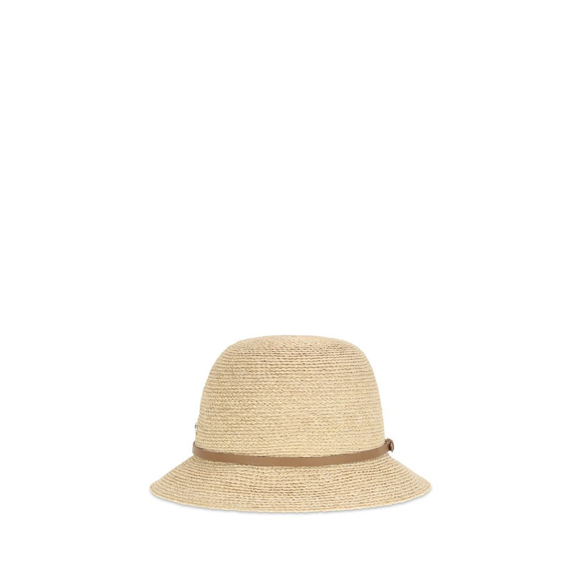 Beige Raffia Hat