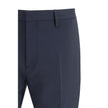 Blue Fleece Wool Two-Piece Suit