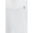White Cotton Polo Shirt