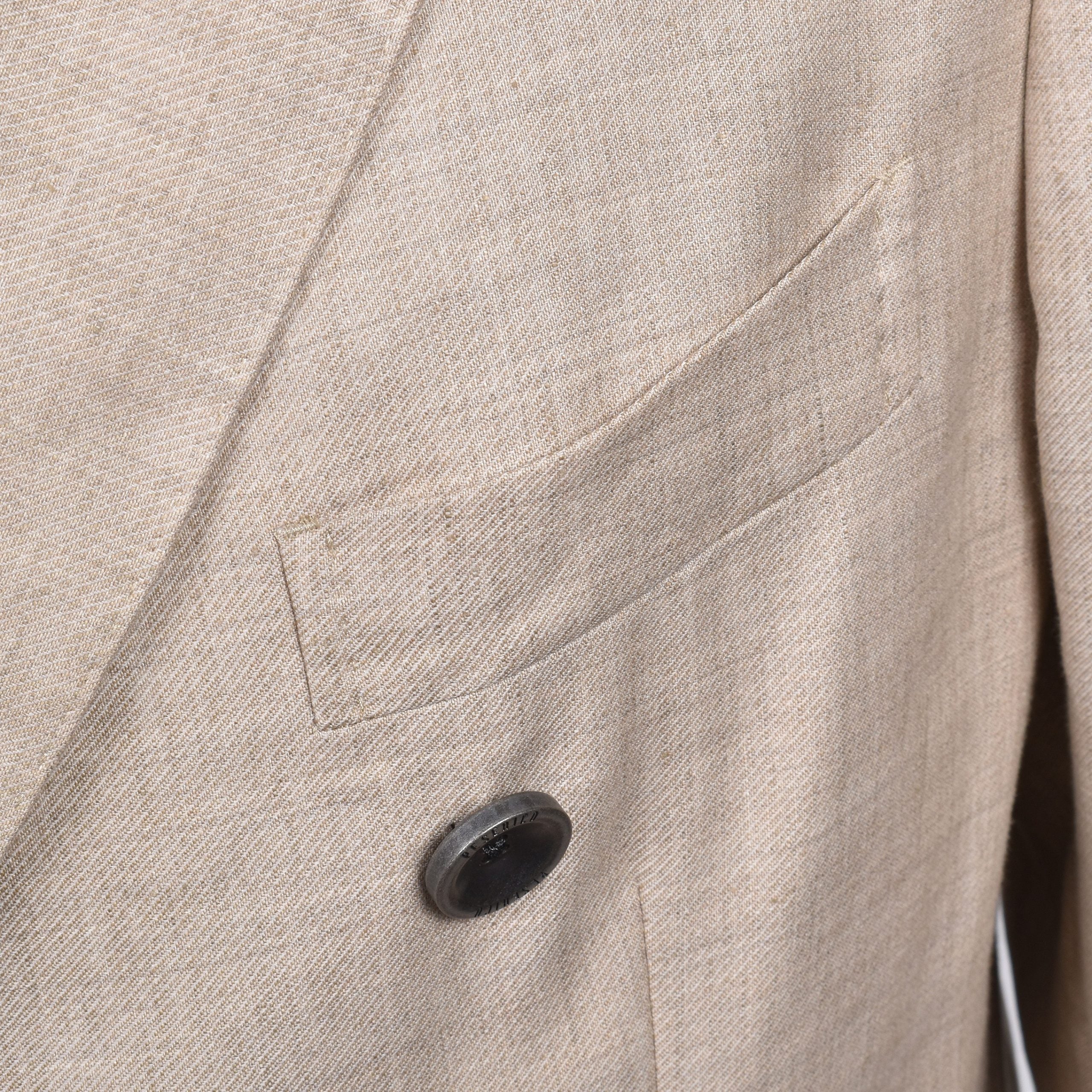 Beige Linen Blazer