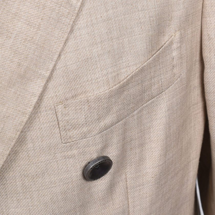 Beige Linen Blazer