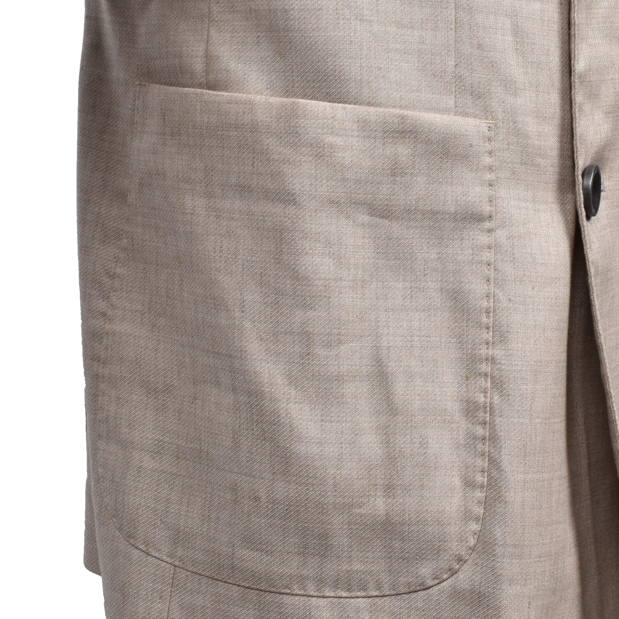 Beige Linen Blazer