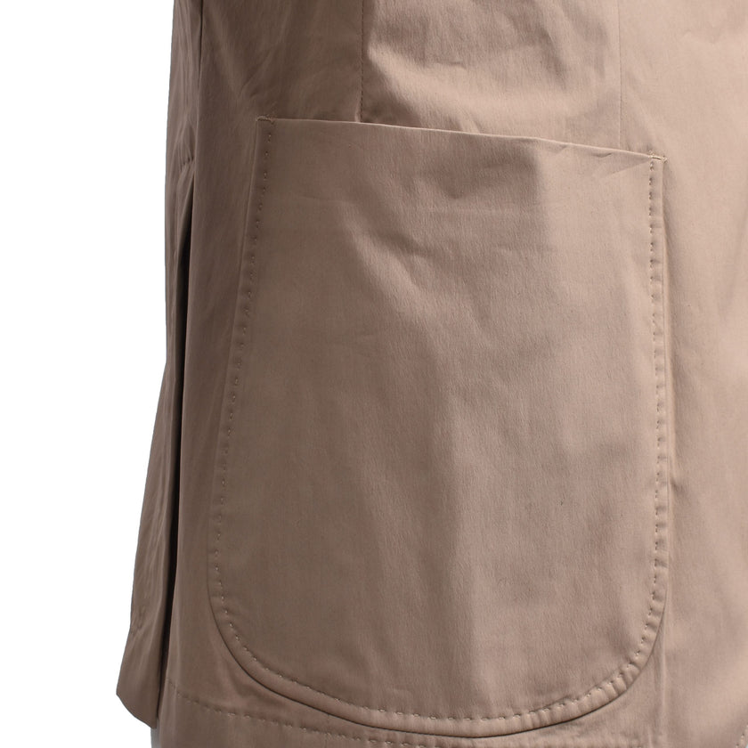Beige Cotton Blazer