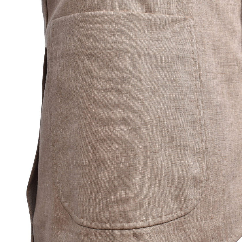 Beige Linen Blazer