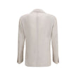Beige Silk Blazer