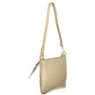 Beige Leather Women Handbag