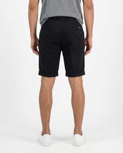 Navy Blue Cotton Shorts