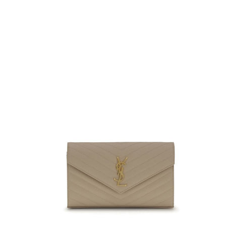 Beige Calf Leather Bos Taurus Shoulder Bag