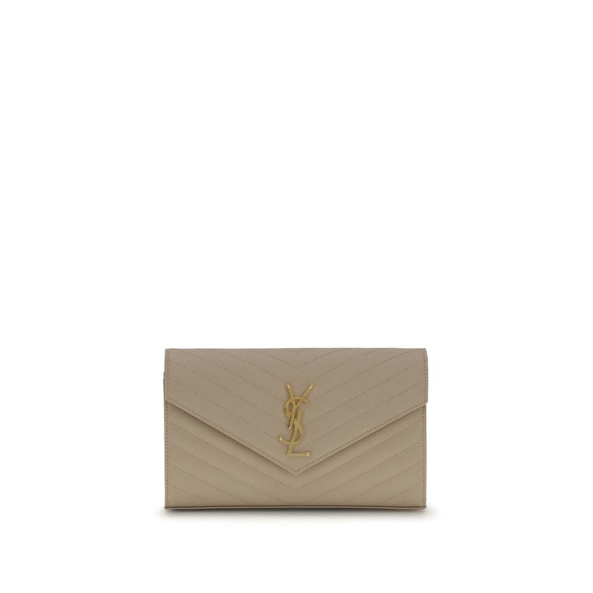 Beige Calf Leather Bos Taurus Shoulder Bag