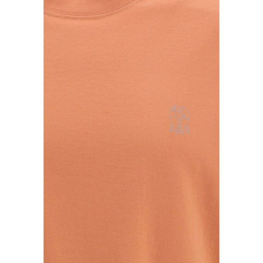 Orange Cotton T-Shirt